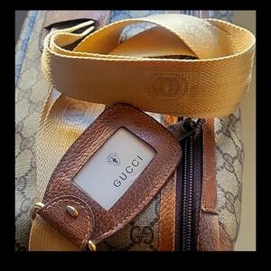🇮🇹 🔥 Rare Gucci Vintage Large  Messenger Bag Zippered Case  🇮🇹 🔥